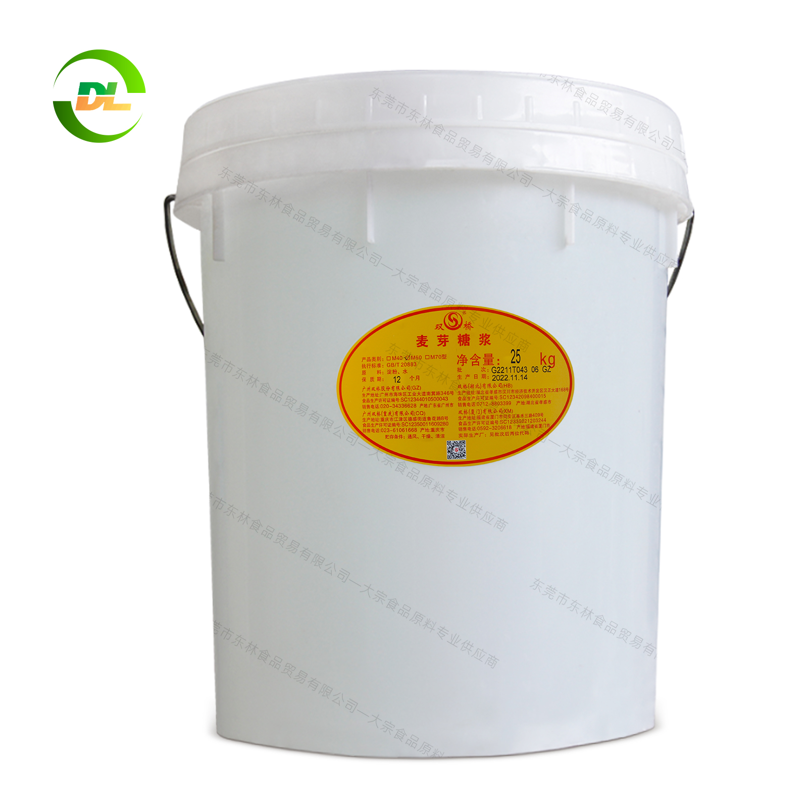 雙橋透明麥芽糖漿25kg-循環桶